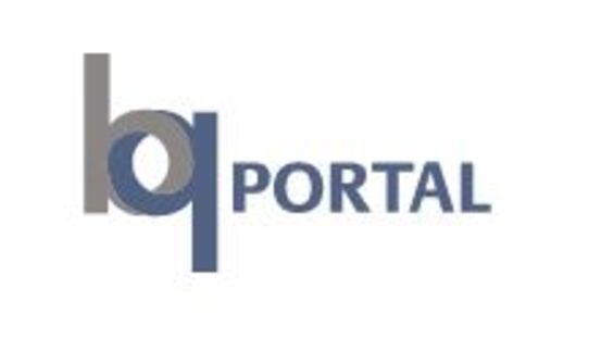 La figura muestra el logotipo de la página web BQ Portal